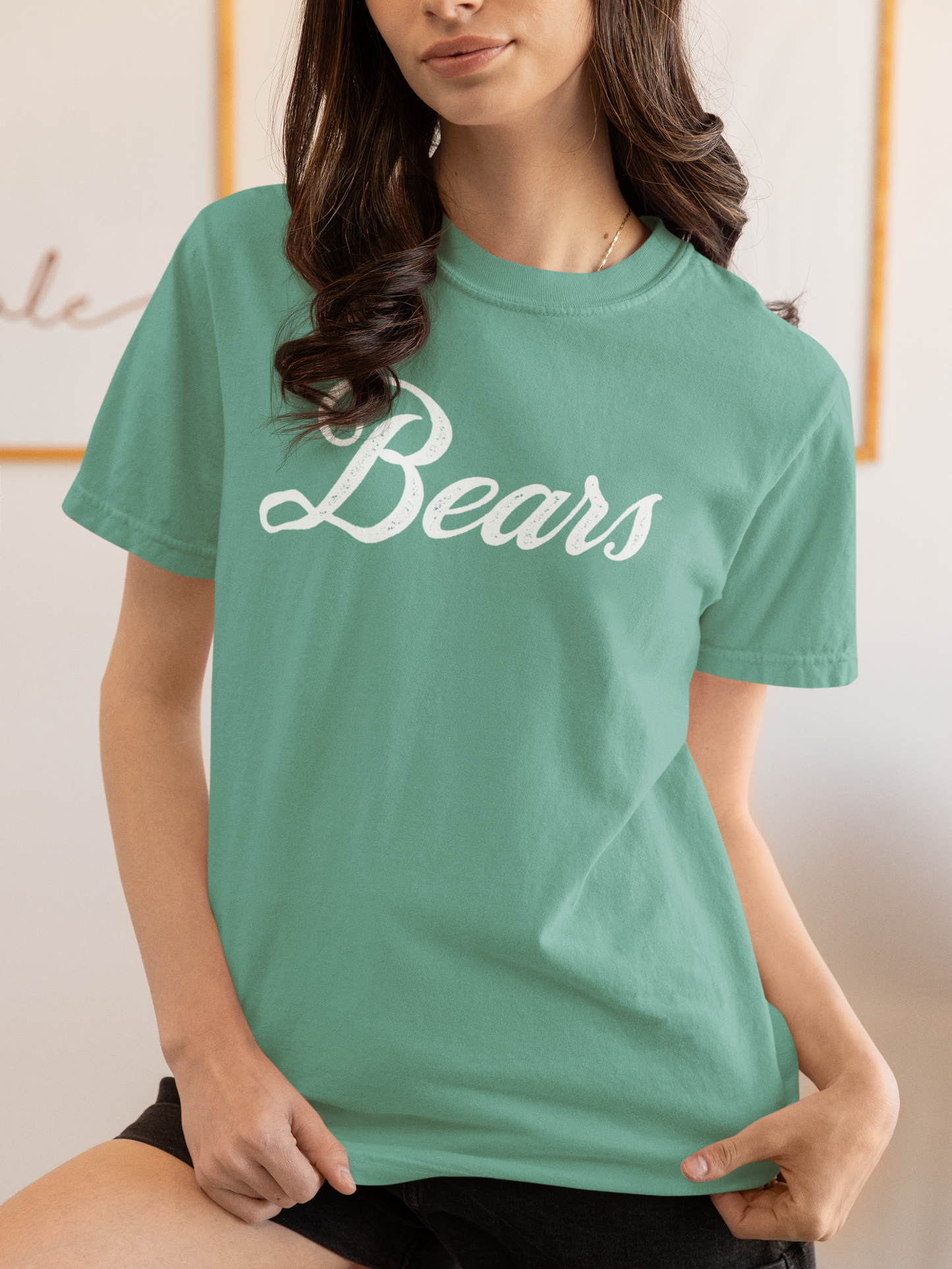 Customizable Bears Mascot Heavyweight T-Shirt