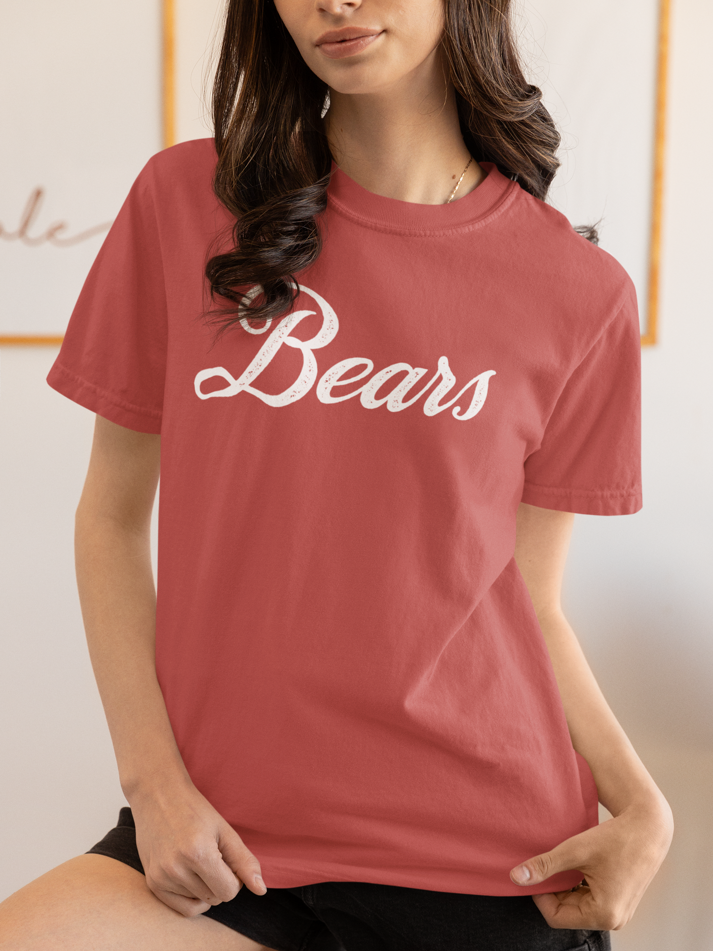 Customizable Bears Mascot Heavyweight T-Shirt