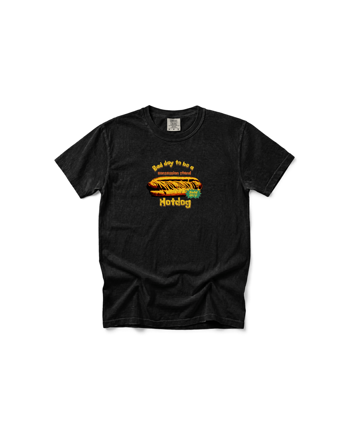 Bad Day to Be a Concession Stand Hot Dog Comfort Colors Tee | Funny Sports Dad Gift
