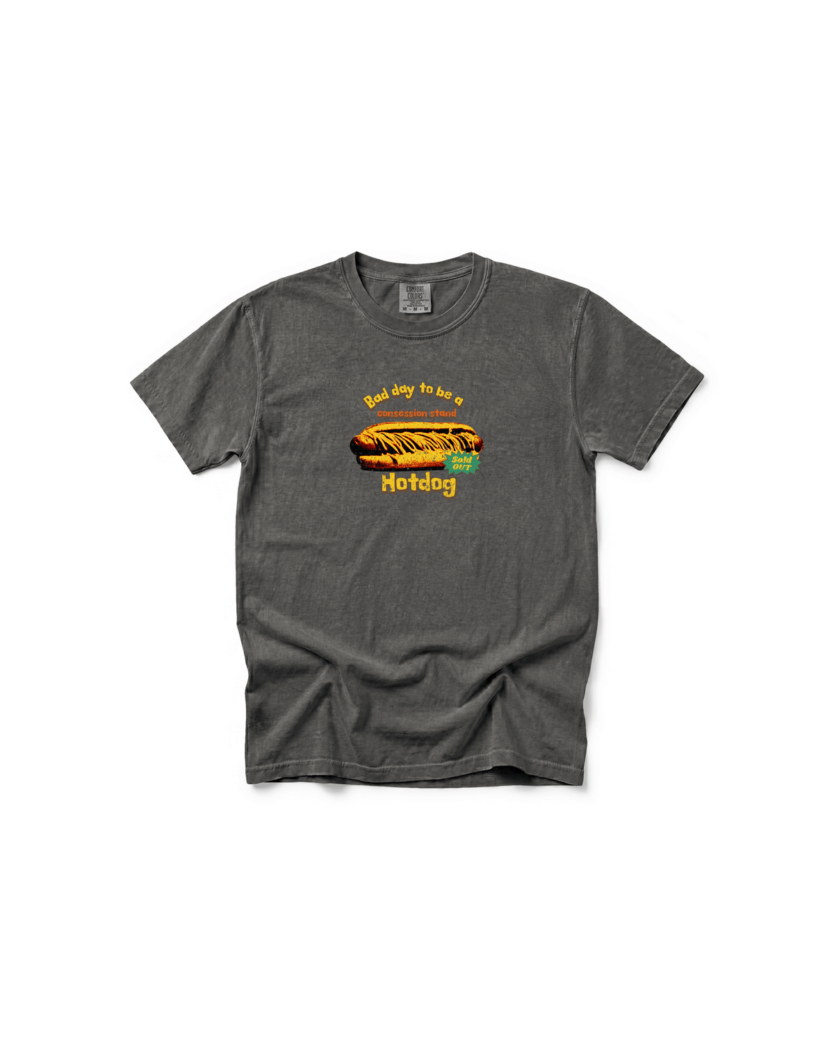 Bad Day to Be a Concession Stand Hot Dog Comfort Colors Tee | Funny Sports Dad Gift