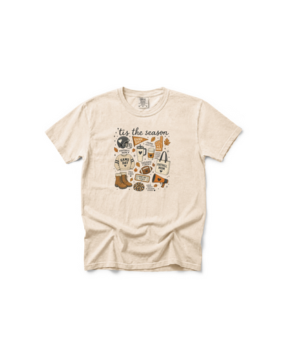 Football Mom Fall Tee | Comfort Colors Game Day Shirt