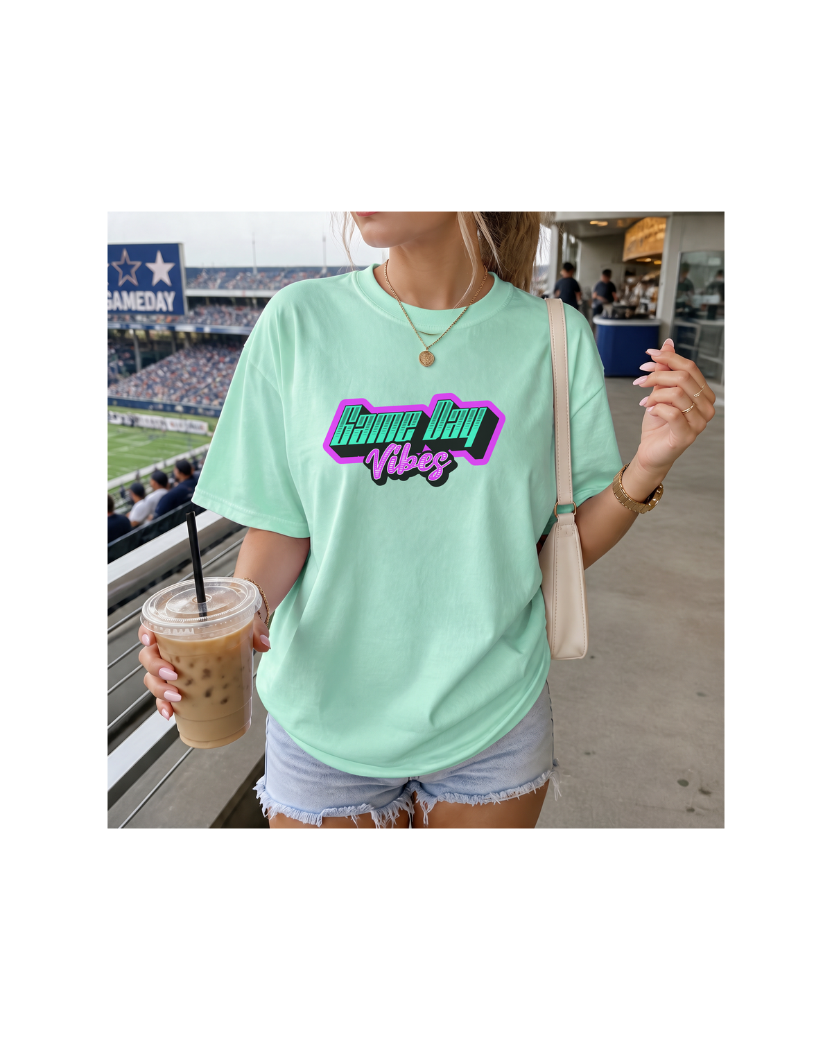 Game Day Vibes Shirt | Bright Comfort Colors Tee