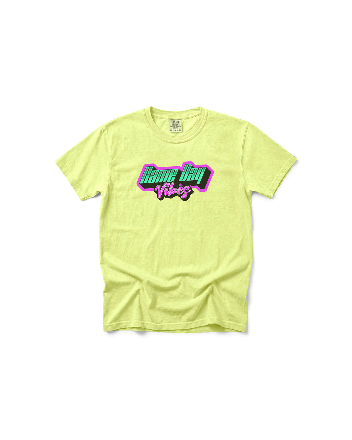 Game Day Vibes Shirt | Bright Comfort Colors Tee