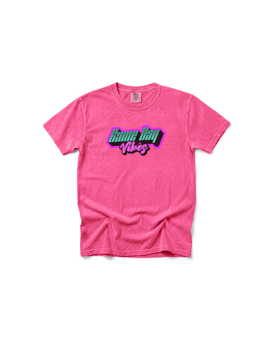 Game Day Vibes Shirt | Bright Comfort Colors Tee