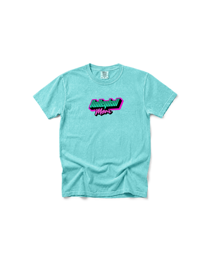 Comfort Colors Volleyball Mom Shirt | Neon Game Day Tee