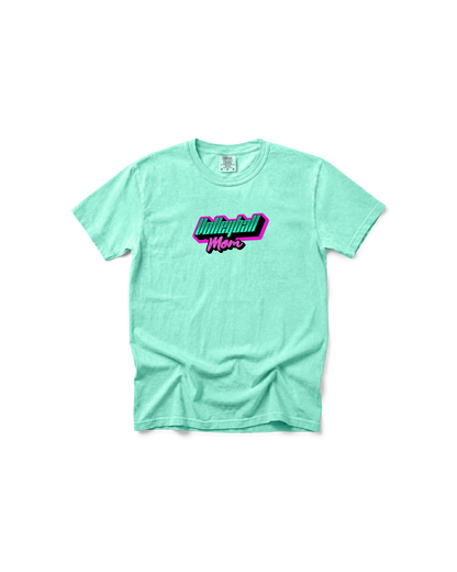 Comfort Colors Volleyball Mom Shirt | Neon Game Day Tee