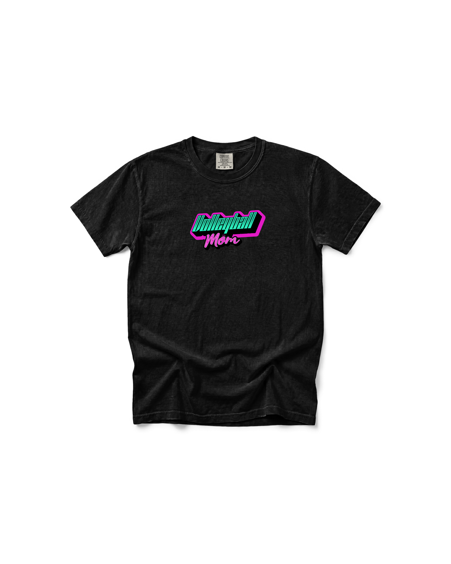 Comfort Colors Volleyball Mom Shirt | Neon Game Day Tee