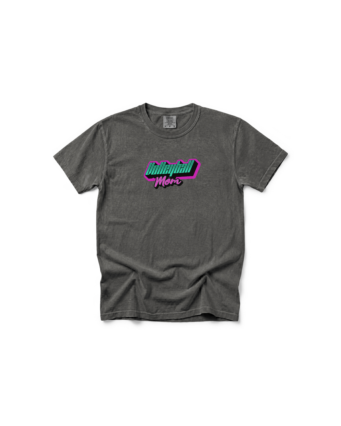 Comfort Colors Volleyball Mom Shirt | Neon Game Day Tee