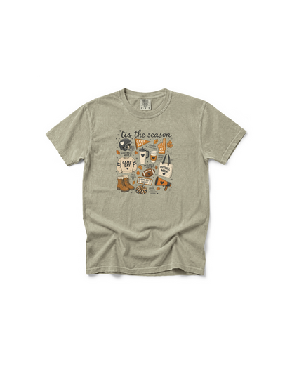 Football Mom Fall Tee | Comfort Colors Game Day Shirt
