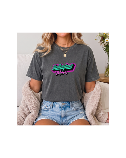 Comfort Colors Volleyball Mom Shirt | Neon Game Day Tee