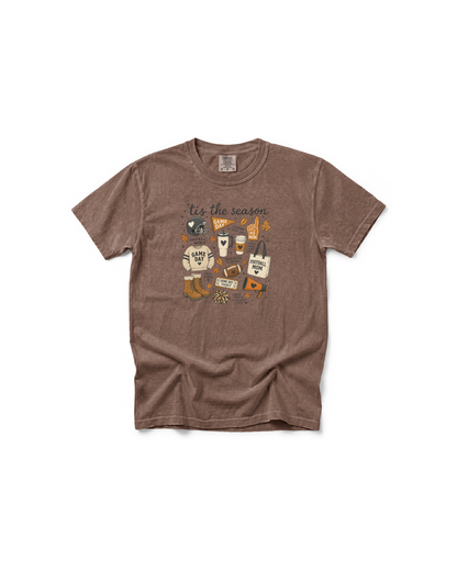 Football Mom Fall Tee | Comfort Colors Game Day Shirt