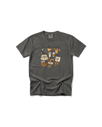 Football Mom Fall Tee | Comfort Colors Game Day Shirt