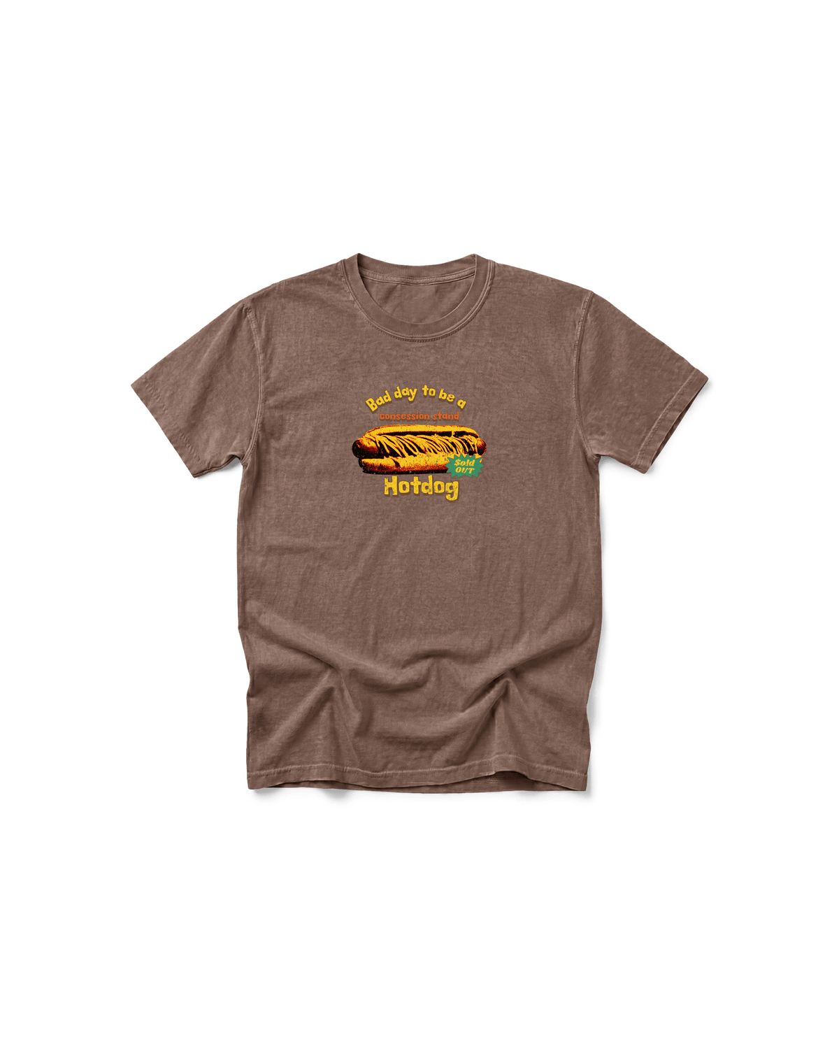 Bad Day to Be a Concession Stand Hot Dog Comfort Colors Tee | Funny Sports Dad Gift