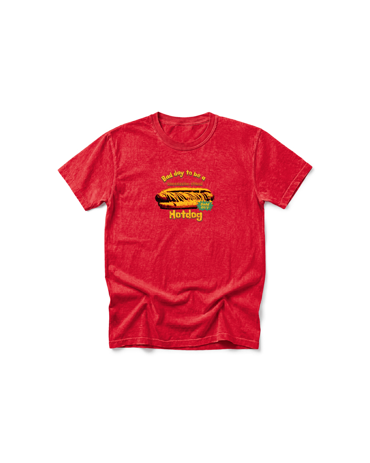 Bad Day to Be a Concession Stand Hot Dog Comfort Colors Tee | Funny Sports Dad Gift