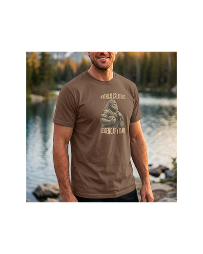 Bigfoot Is a Football Dad | Funny Dad Game Day Shirt