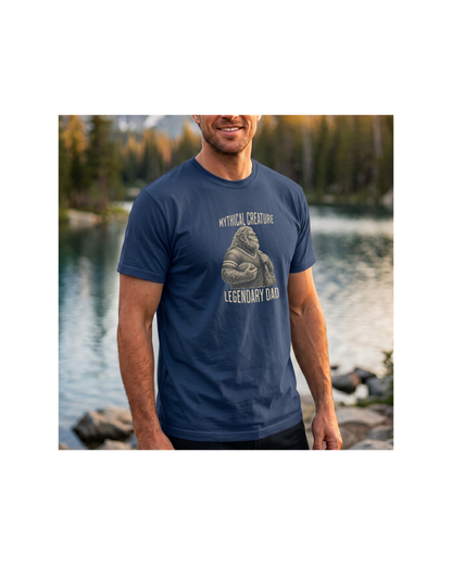 Bigfoot Is a Football Dad | Funny Dad Game Day Shirt