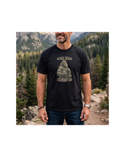 Bigfoot Is a Football Dad | Funny Dad Game Day Shirt