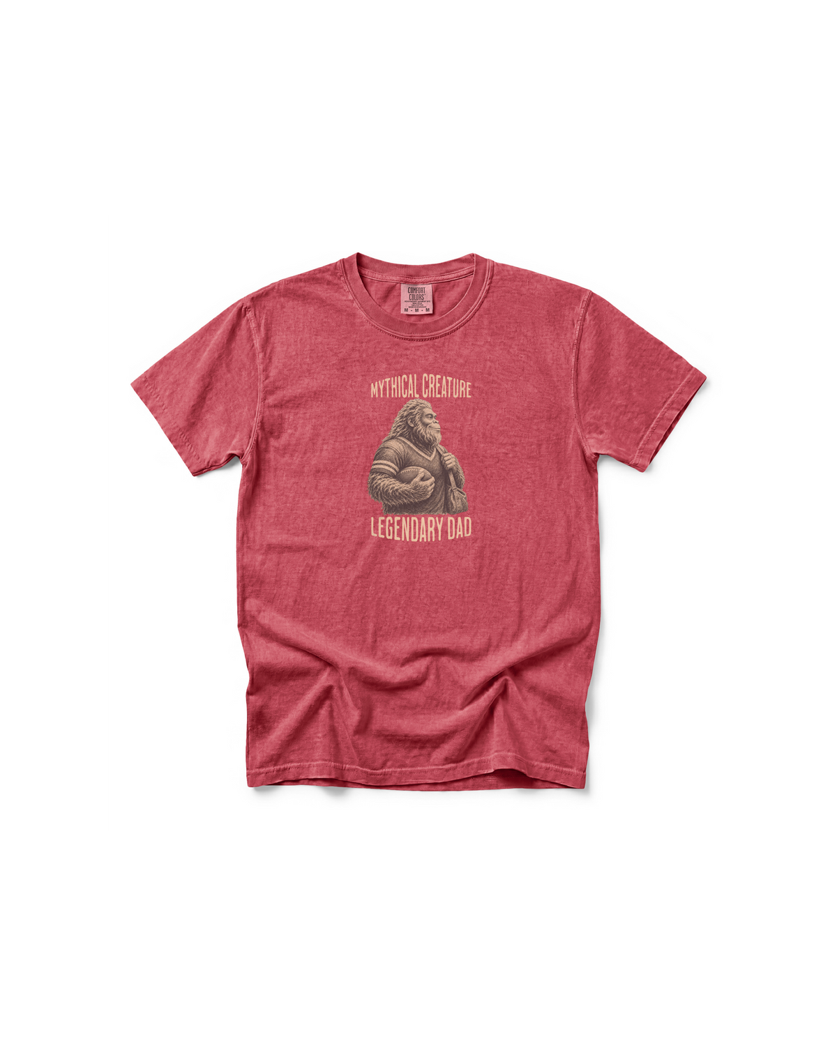 Bigfoot Is a Football Dad | Funny Dad Game Day Shirt