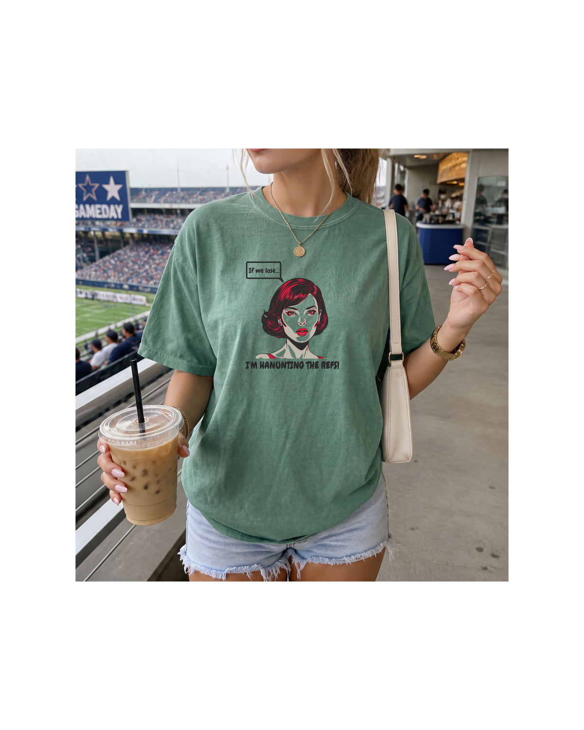 Haunting the Refs | Funny Mom Comfort Colors Tee