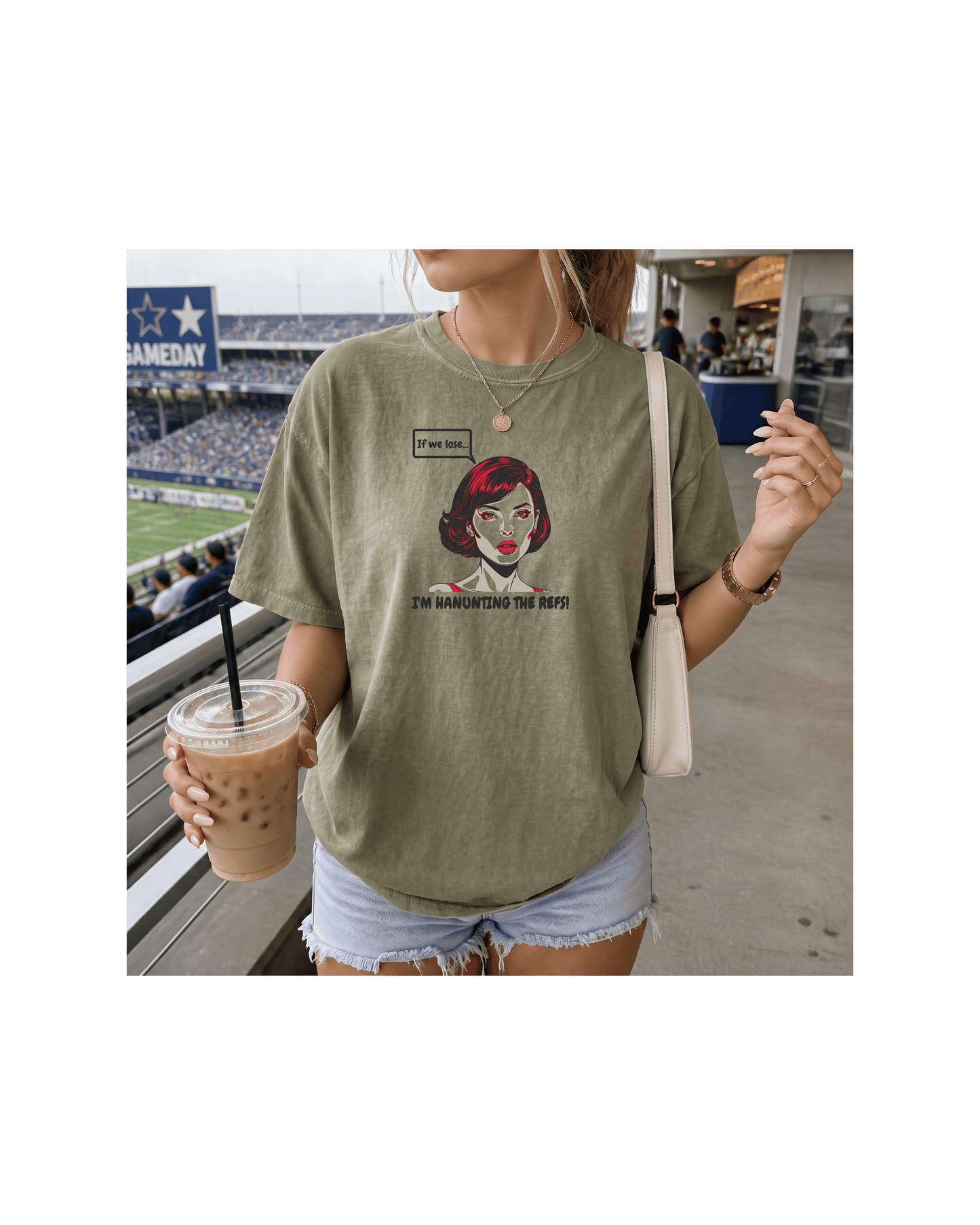 Haunting the Refs | Funny Mom Comfort Colors Tee