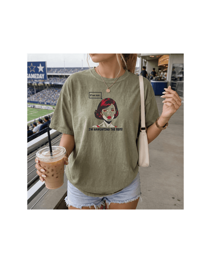 Haunting the Refs | Funny Mom Comfort Colors Tee