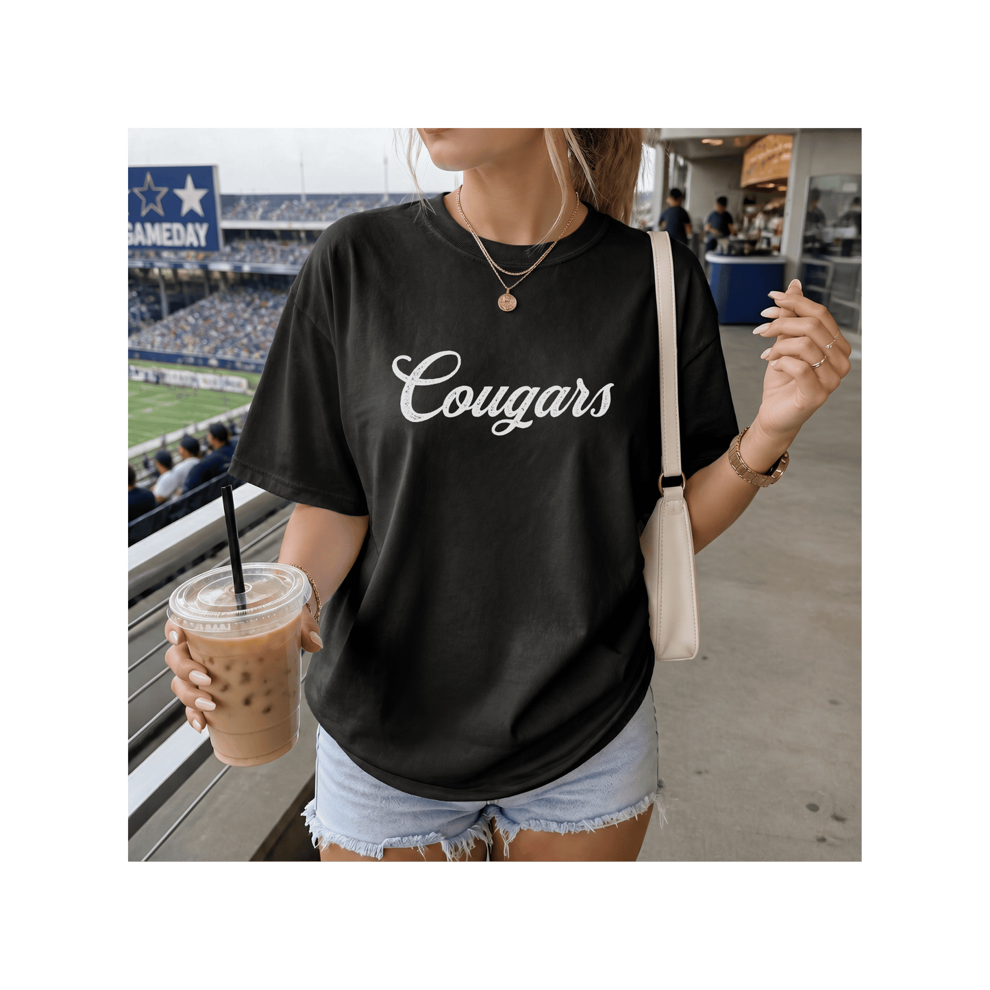 Cougars Mascot Comfort Colors T-Shirt