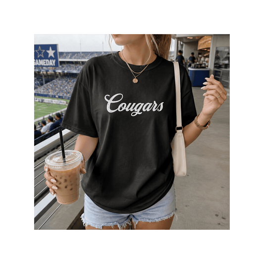 Cougars Mascot Comfort Colors T-Shirt