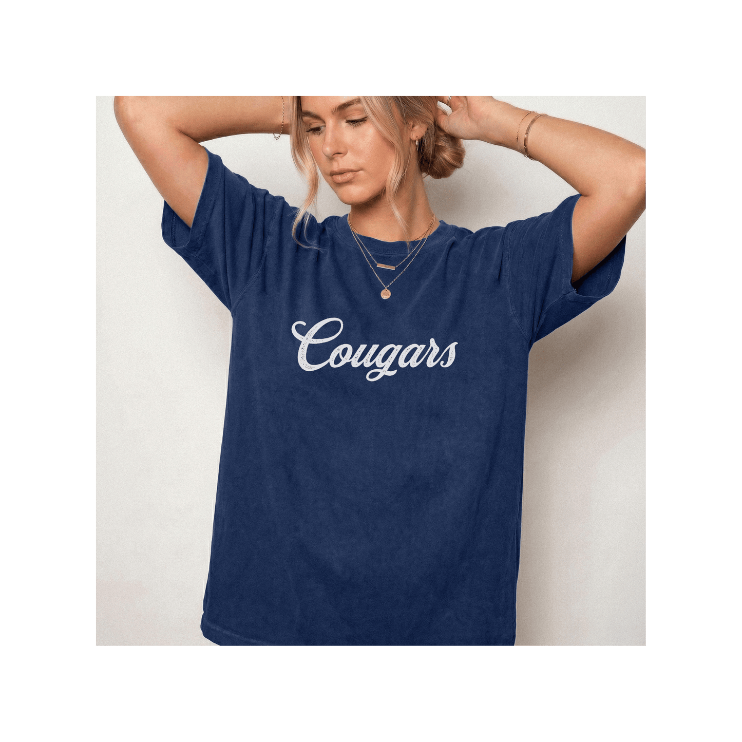 Cougars Mascot Comfort Colors T-Shirt