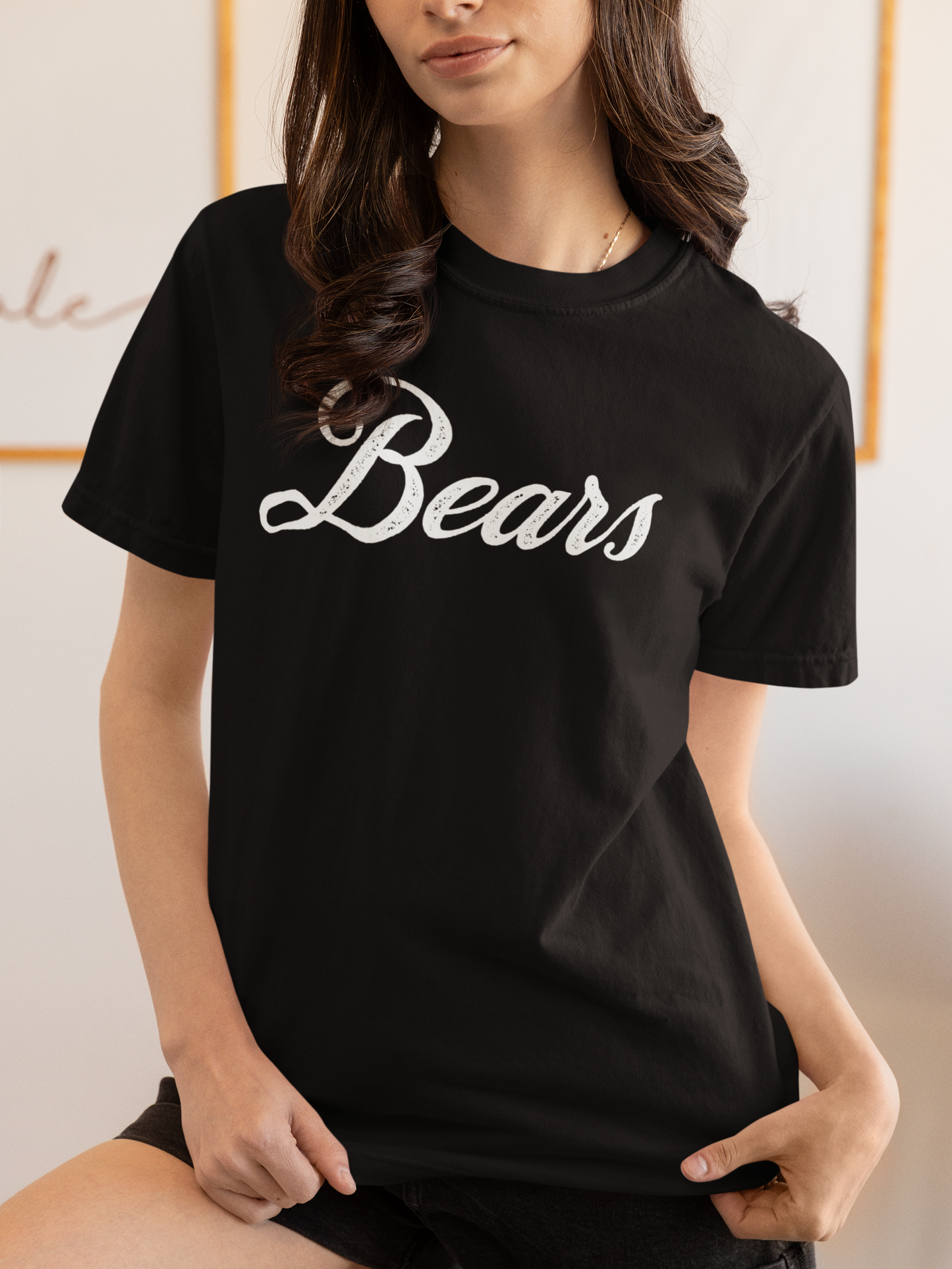 Customizable Bears Mascot Heavyweight T-Shirt
