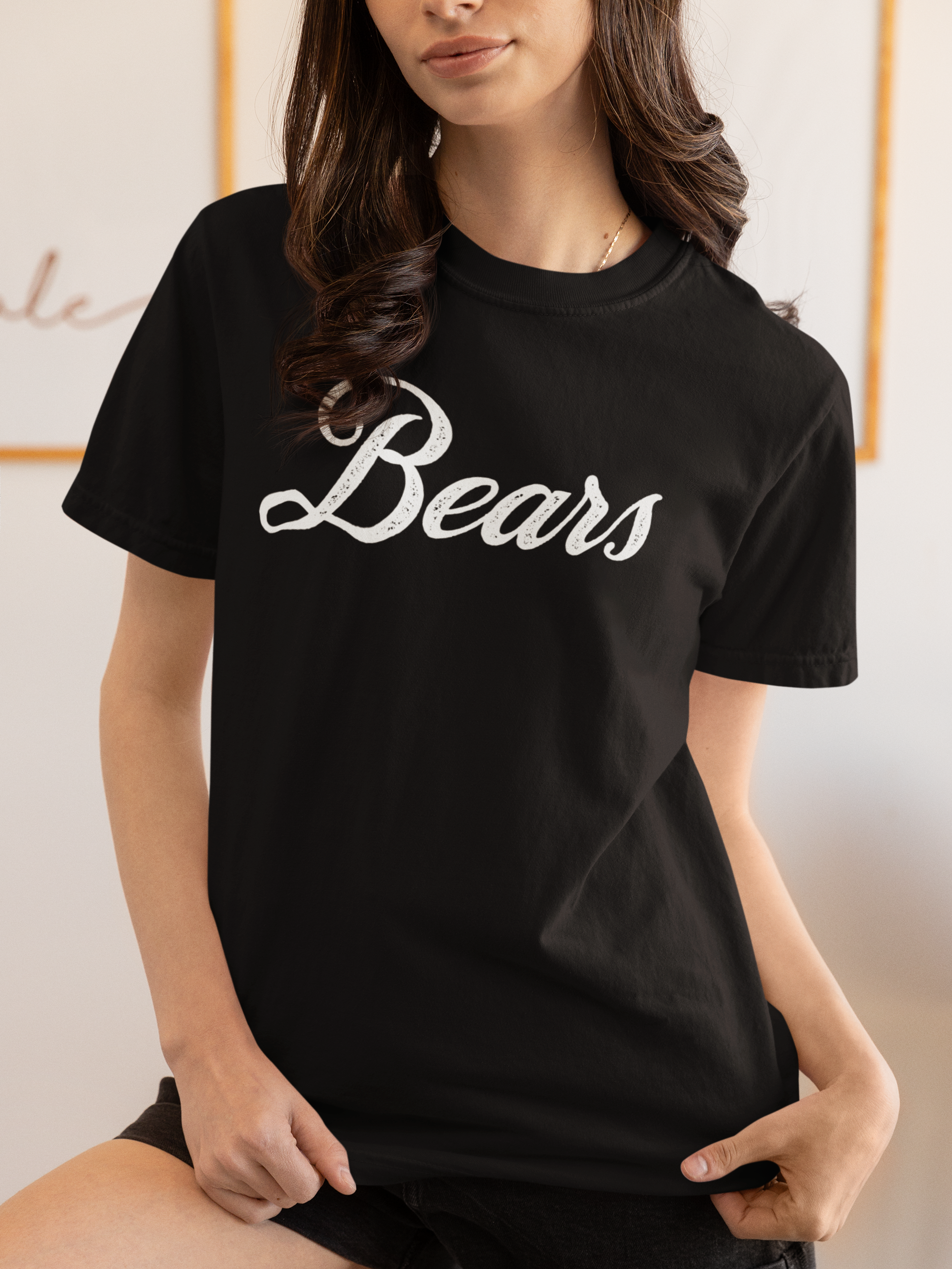 Customizable Bears Mascot Heavyweight T-Shirt