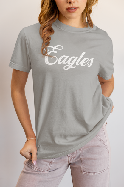 Customizable Eagles Mascot Heavyweight T-Shirt