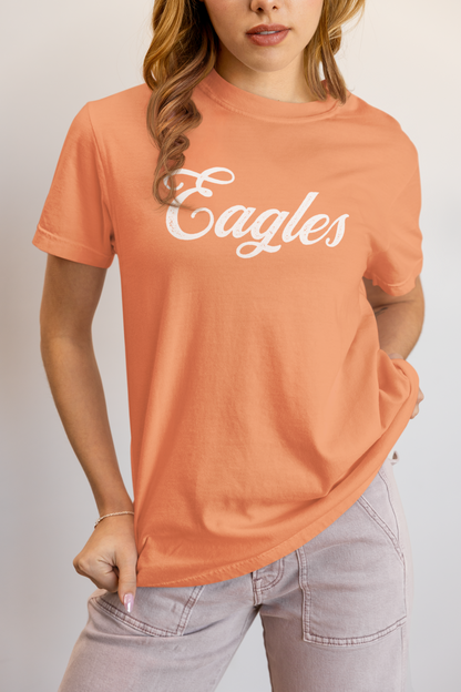 Customizable Eagles Mascot Heavyweight T-Shirt