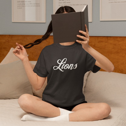 Customizable Lions Mascot Heavy-Weight T-Shirt