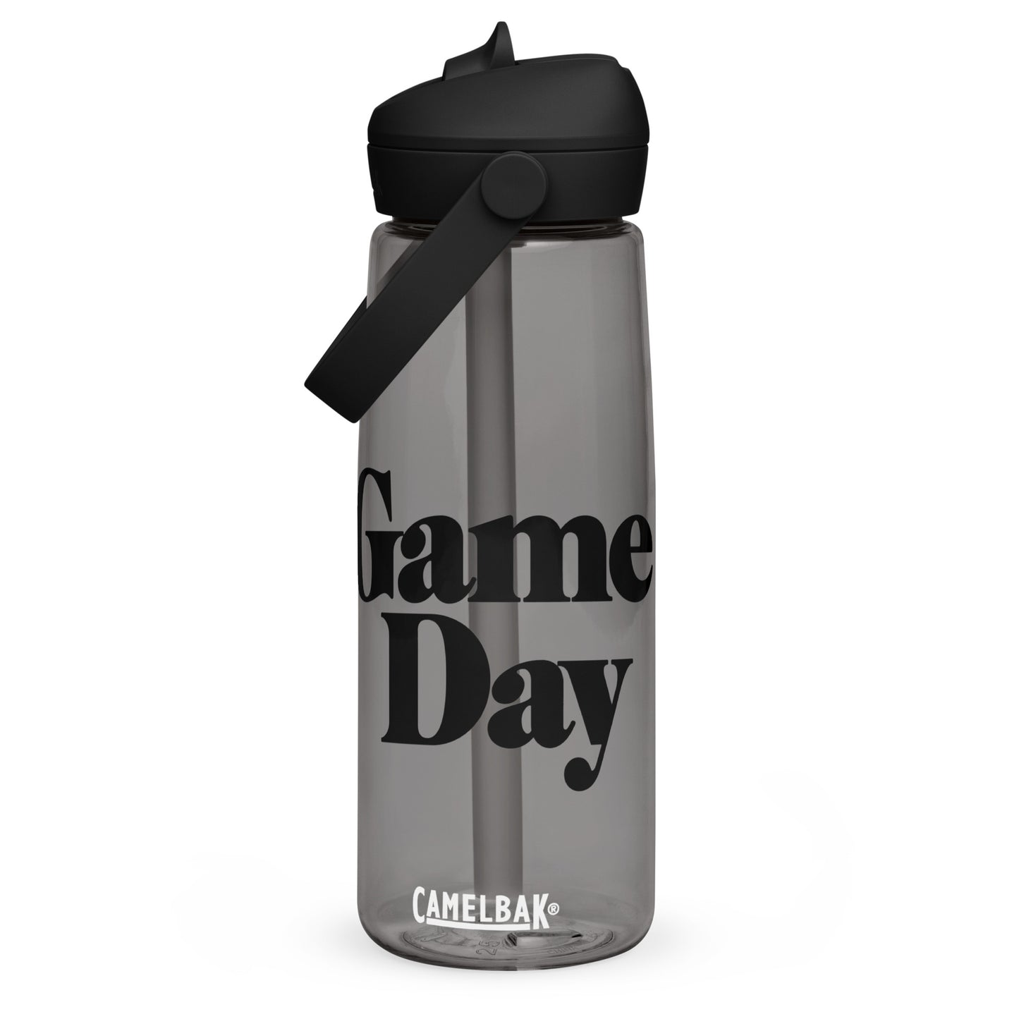 "Game Day" Flip Straw Water Bottle