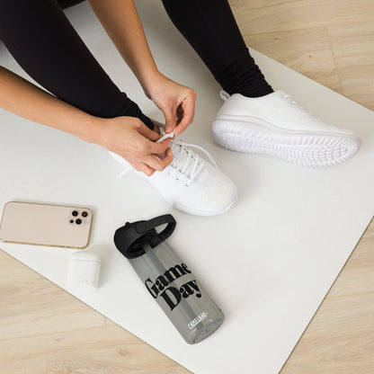 "Game Day" Flip Straw Water Bottle