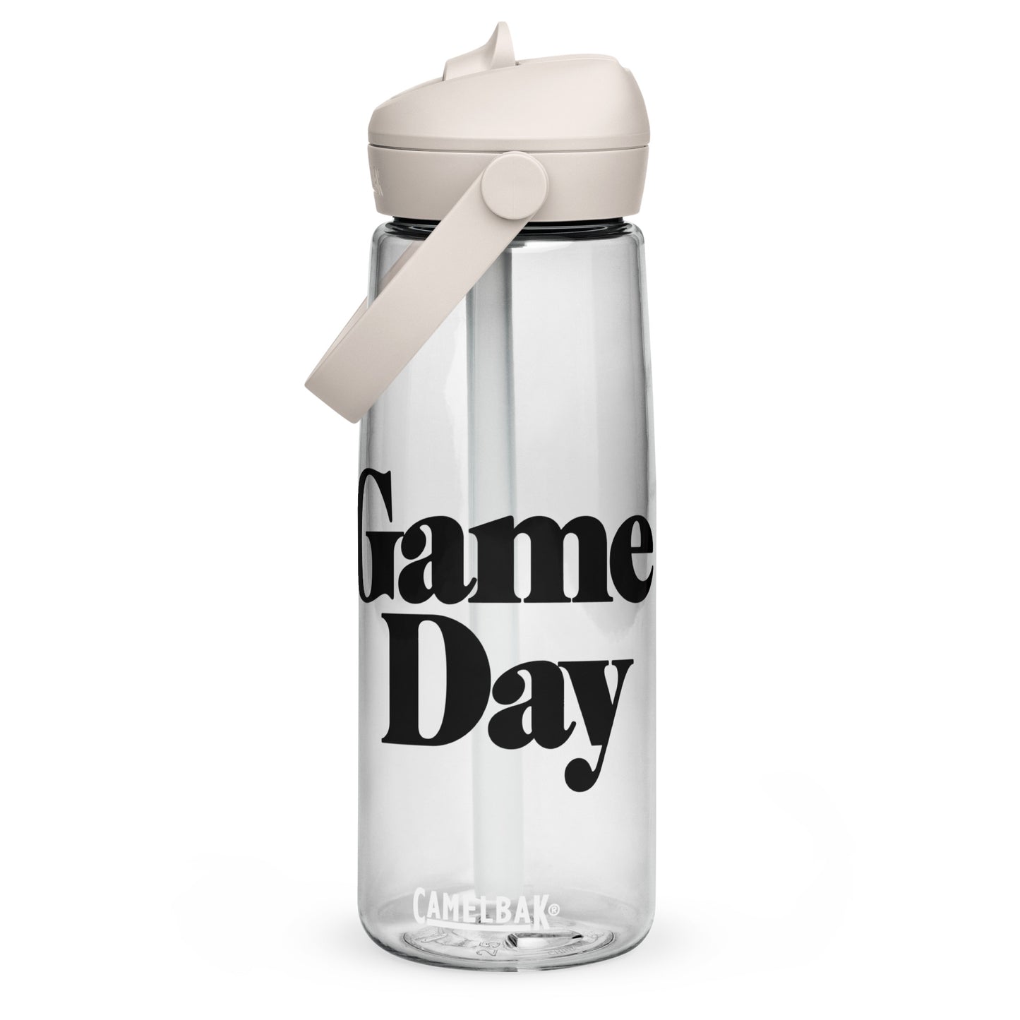 "Game Day" Flip Straw Water Bottle