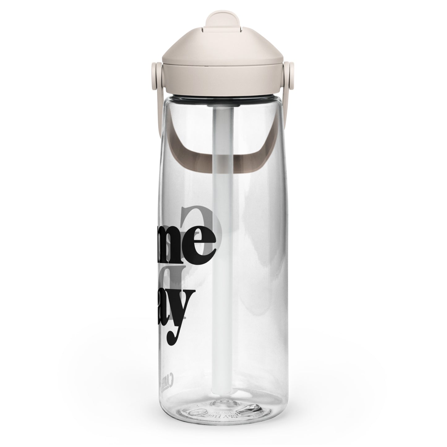 "Game Day" Flip Straw Water Bottle