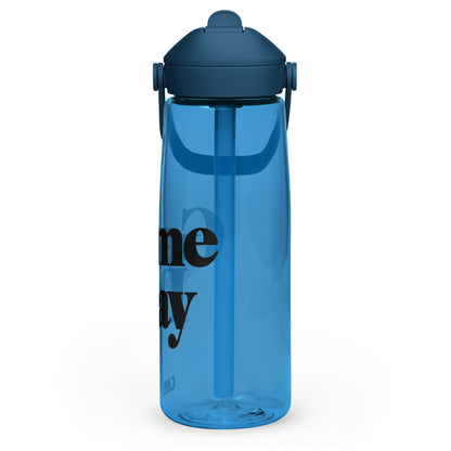 "Game Day" Flip Straw Water Bottle