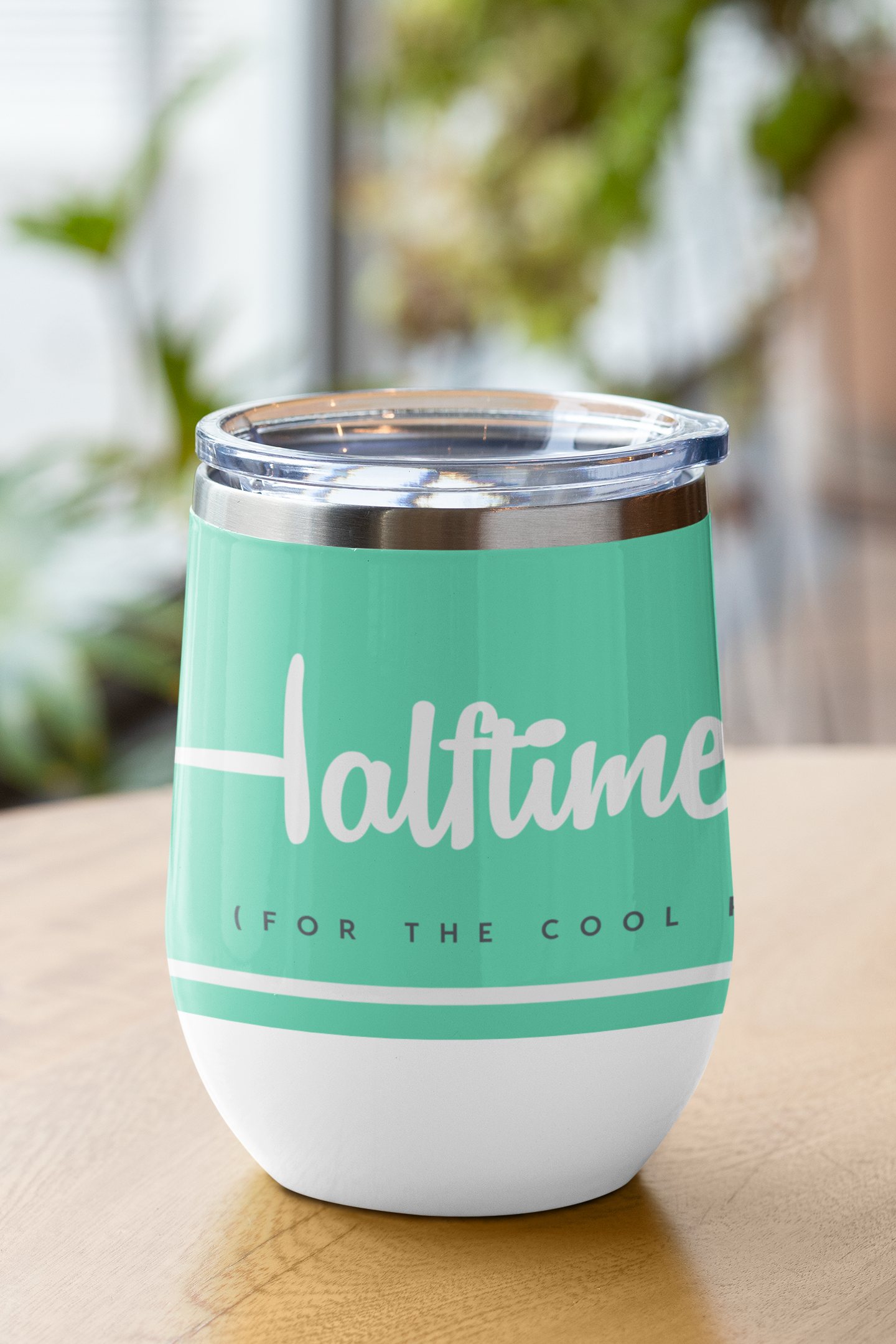 Minty Green 1/2Time Wine tumbler
