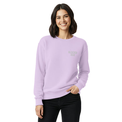 Bleacher Babe Embroidered Crewneck Sweatshirt